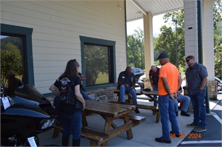 2024 Aug 28 - Nation of Patriots Tour Arrived at H-D Asheville from Johnson City,Tenn