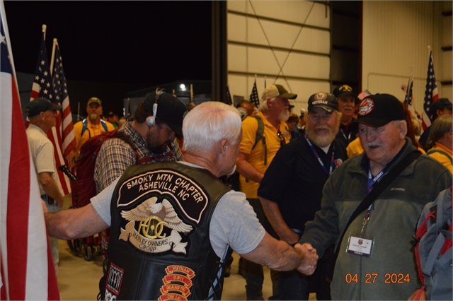 2024 April 27 Blue Ridge Honor Flight Returns (11)