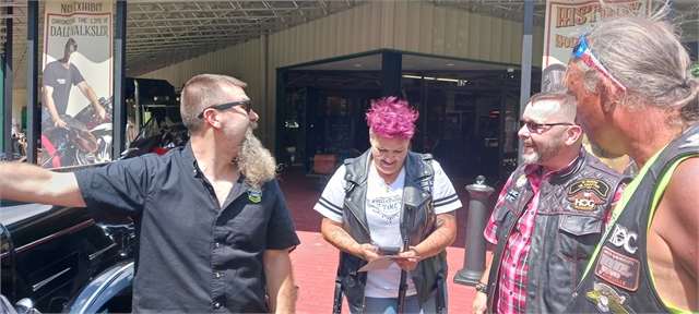 2023 July 21 UK HOG Couple Wedding Ride