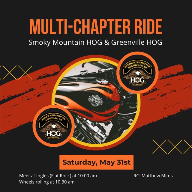 2025 May 31 Multi Chapter Ride - SMHOG® & Greenville Hog® (1)