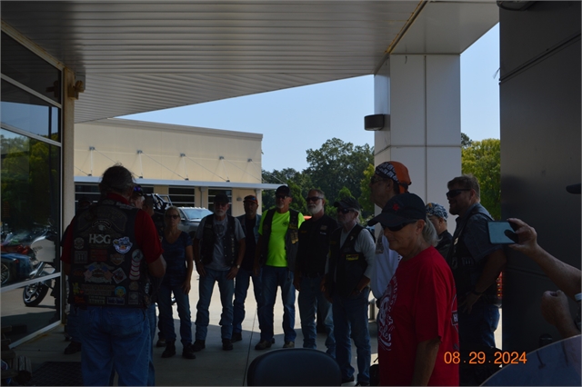 2024 Aug 29 Nation of Patriots, Pass the Flag Tour from H-D Asheville to H-D Greenville, SC