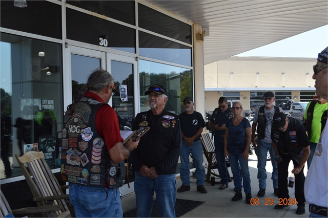 2024 Aug 29 Nation of Patriots, Pass the Flag Tour from H-D Asheville to H-D Greenville, SC