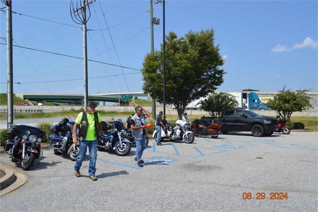 2024 Aug 29 Nation of Patriots, Pass the Flag Tour from H-D Asheville to H-D Greenville, SC