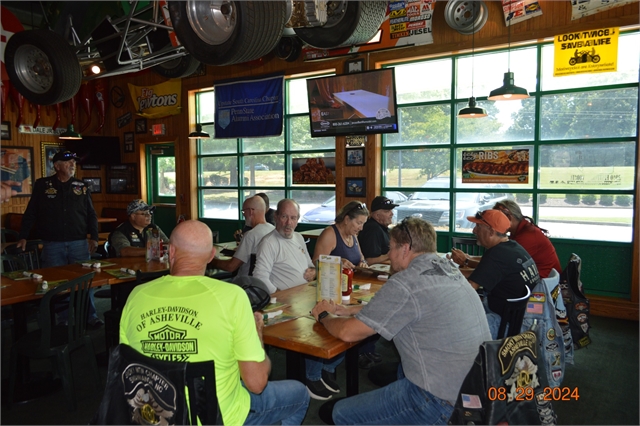 2024 Aug 29 Nation of Patriots, Pass the Flag Tour from H-D Asheville to H-D Greenville, SC