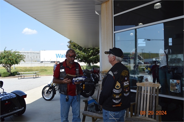 2024 Aug 29 Nation of Patriots, Pass the Flag Tour from H-D Asheville to H-D Greenville, SC